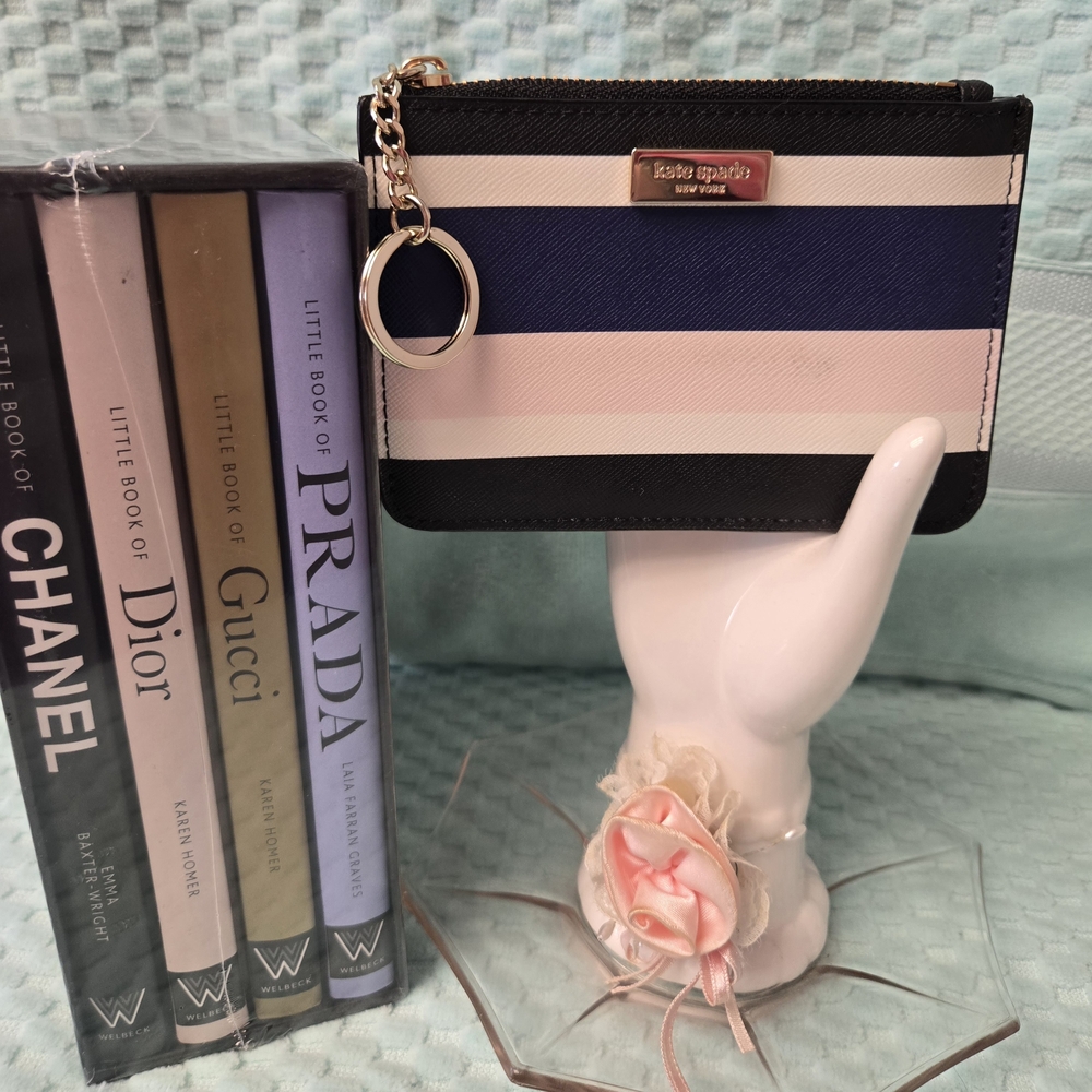 Kate Spade Striped Card Holder